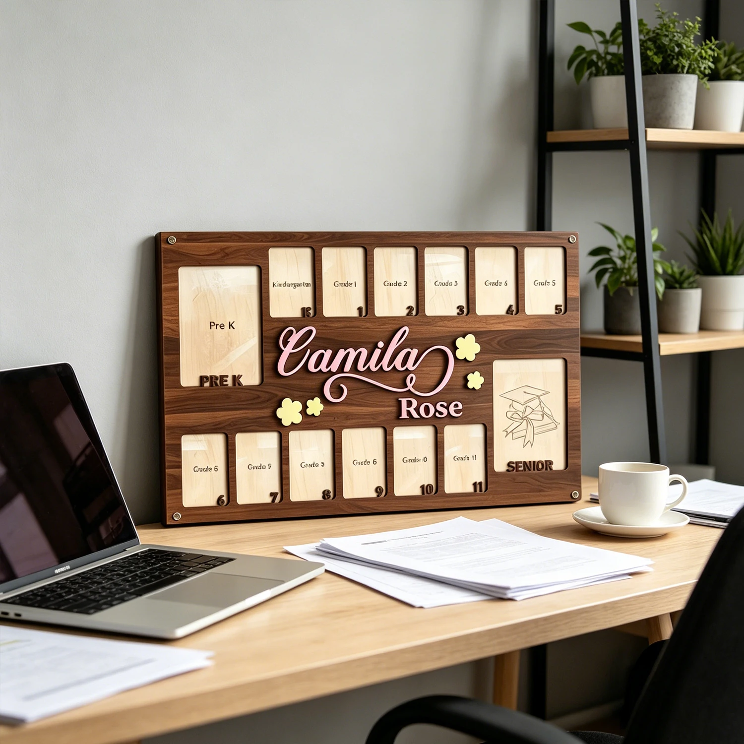 Baby Nursery Office - 1Pc Custom Grade Photo Frame Wooden