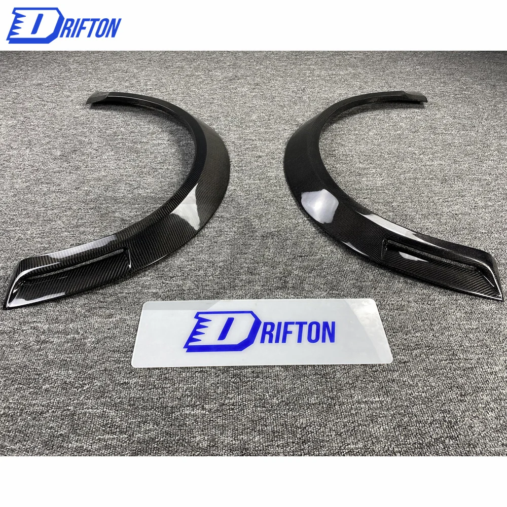 

GTAM Style Carbon Fiber Rear Fender Wheel Flare Trim For Alfa Romeo Giulia BODYKIT BODY KIT REAR WIDE EXTENSION