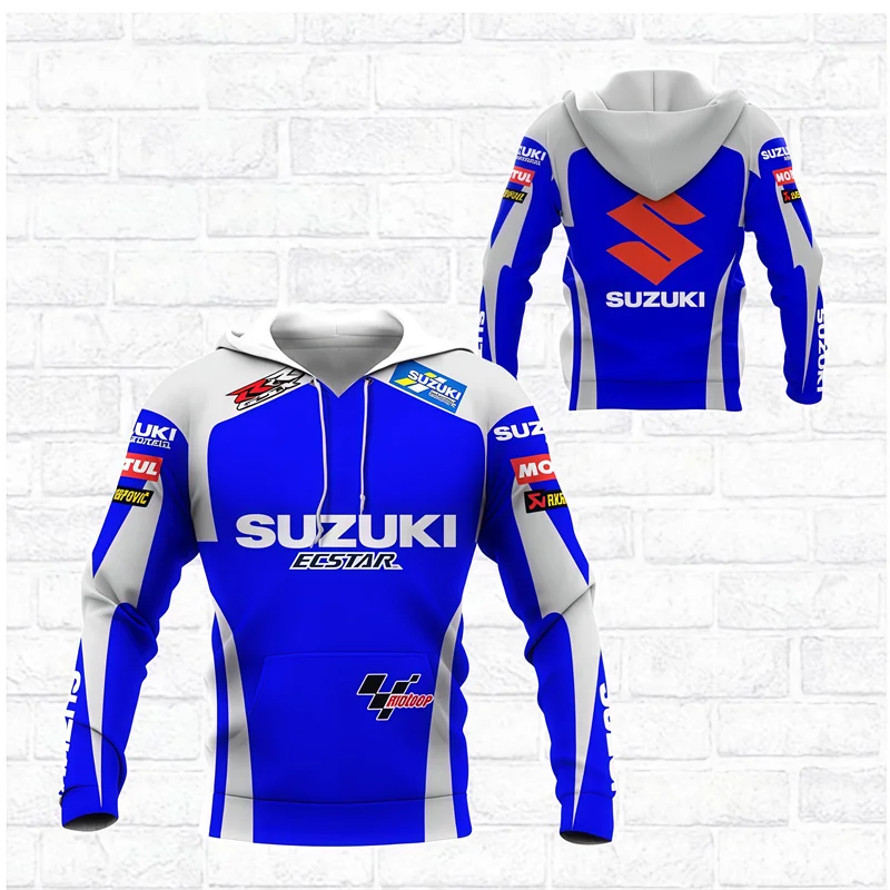 Мужская толстовка Suzuki с персонализированным 3D принтом