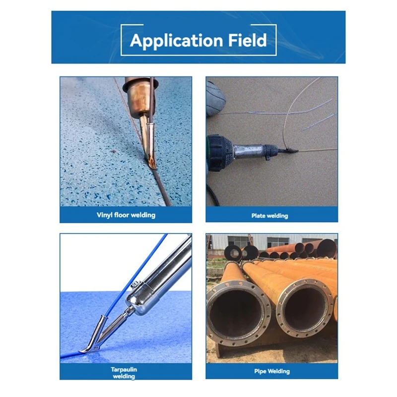 4 stks/set 8Mm Ronde & Driehoekige Snelheid Lassen Mondstuk Tacking Nozzle Voor Hete Lucht Lasser Fakkel Lassen Plastic staven