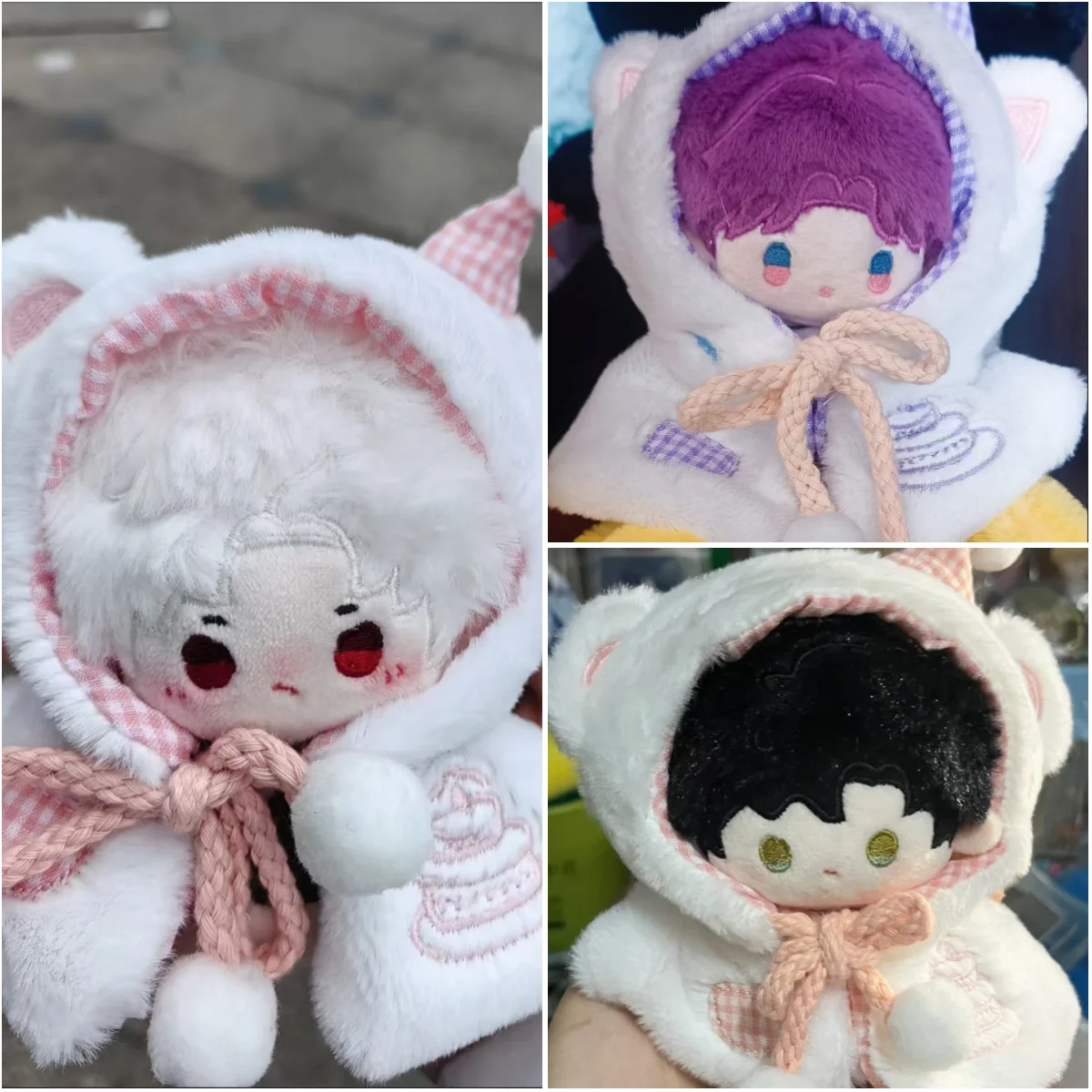 Mini Plush Cape Doll'S Clothes Outfit For 10cm Idol Dolls Clothing Gift Love and Deepspace Xavier Zayne Rafayel ralayo Sylus