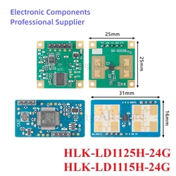 24G Microwave Radar Sensor Detection Motion Module TTL Serial Communication HLK-LD1115H-24G LD1125H 24GHz Human Presence Sensor