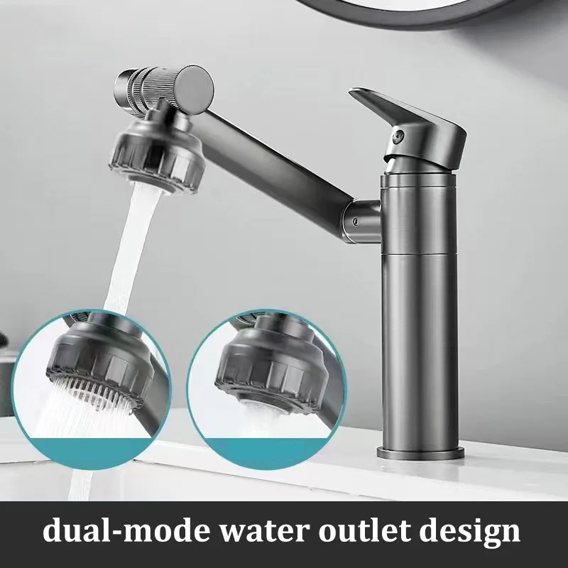 

Universal Multifunctional Hot and Cold Dual-use Stainless Steel Basin Faucet Bathroom Wash Basin Faucet