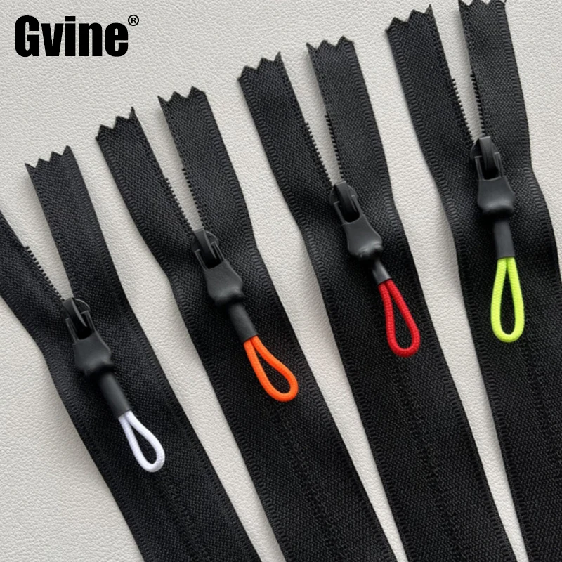 

10Pcs 3# Nylon Waterproof Zippers 20cm Open End Plastic Reversible Zipper for Sewing Bag Jacket Pocket Pants Zip Repair Kits