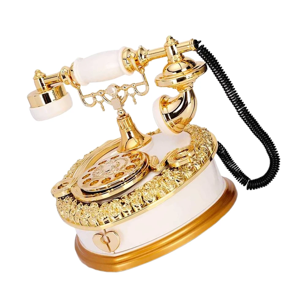 

Phone Decorative Telephone Desktop Storage Case Office Accessory