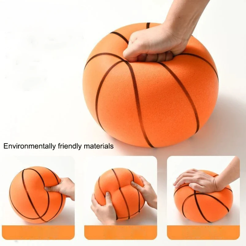 

Fast Dropshipping Mute Basketballs PU Foam Size 3/5/7 No Noise Basketball Hoop Squeezable Quiet Balls Sports and Entertainment