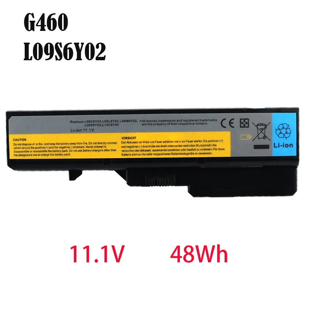 Imagem -01 - Bateria do Portátil Compatível com Lenovo Ideapad L09l6y02 G460 G560 Z370 B570 B575 V470 G475 G565 L09m6y02 L10c6y02 B480 G560e bateria do portatil compativel com lenovo ideapad l09l6y02 g460 g560 z370 b570 b575 v470 g475 g565 l09m6y02 l10c6y02 b480 g560e 01