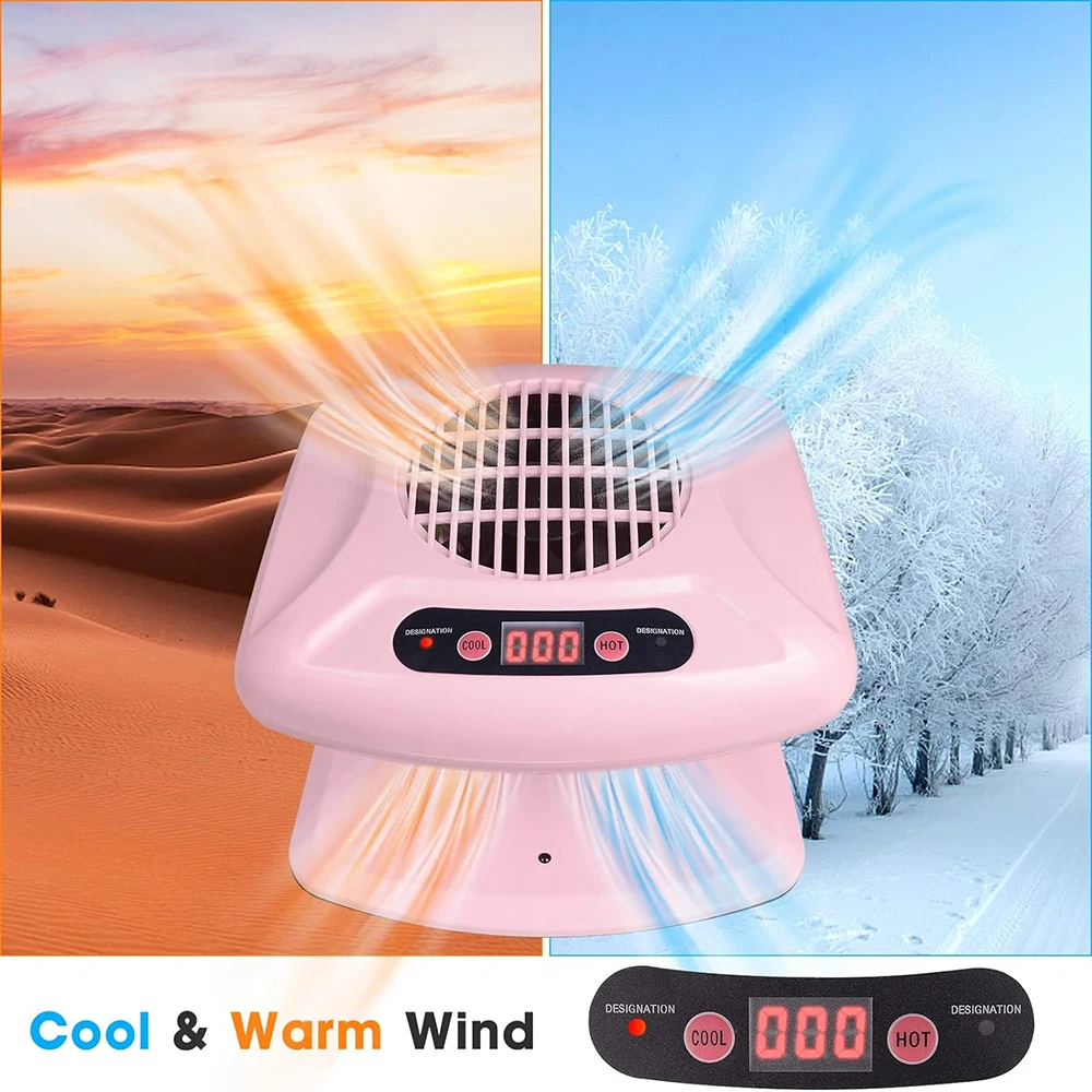 

YIKOOLIN Timing Nail Dryer with Automatic Sensor Air Nail Fan Blow Dryer Warm & Cool Wind Blower Dryer for Regular Nail Polish