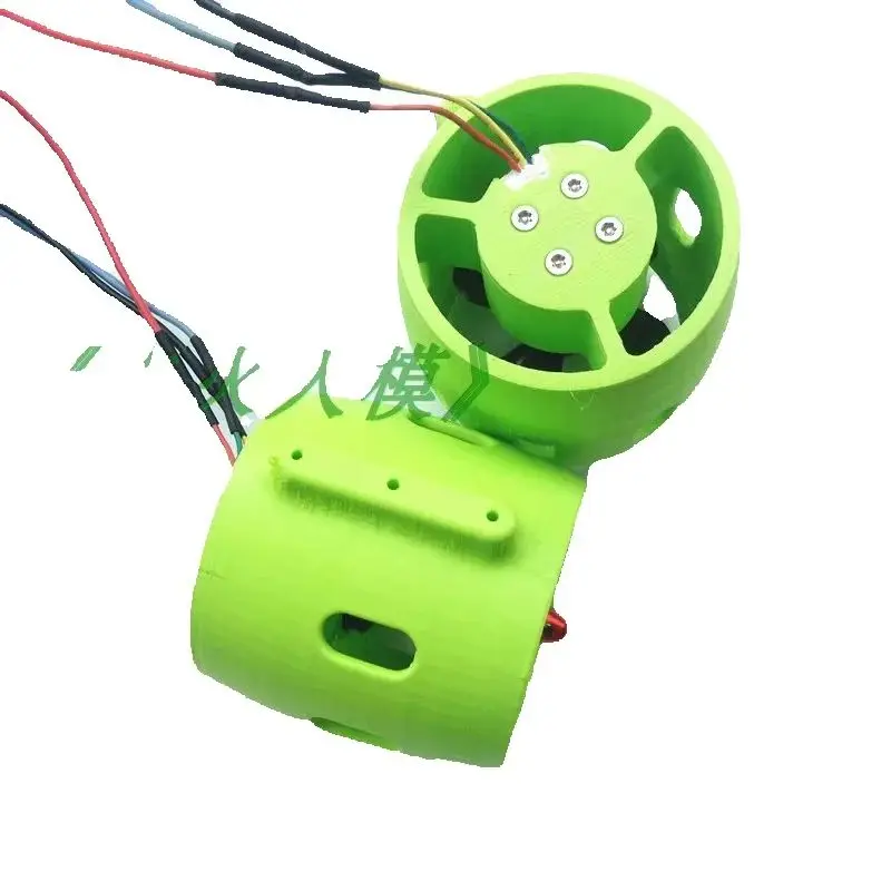 RC 12-24V Robot submarino sin escobillas Motor propulsor anidado tirar barco de rescate