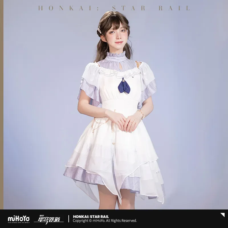 

[Genuine] miHoYo Robin Skirt Honkai Star Rail Robin Theme Series Dress Anime Costume Tail Skirt Jumpsuit Cosplay Halloween Gifts