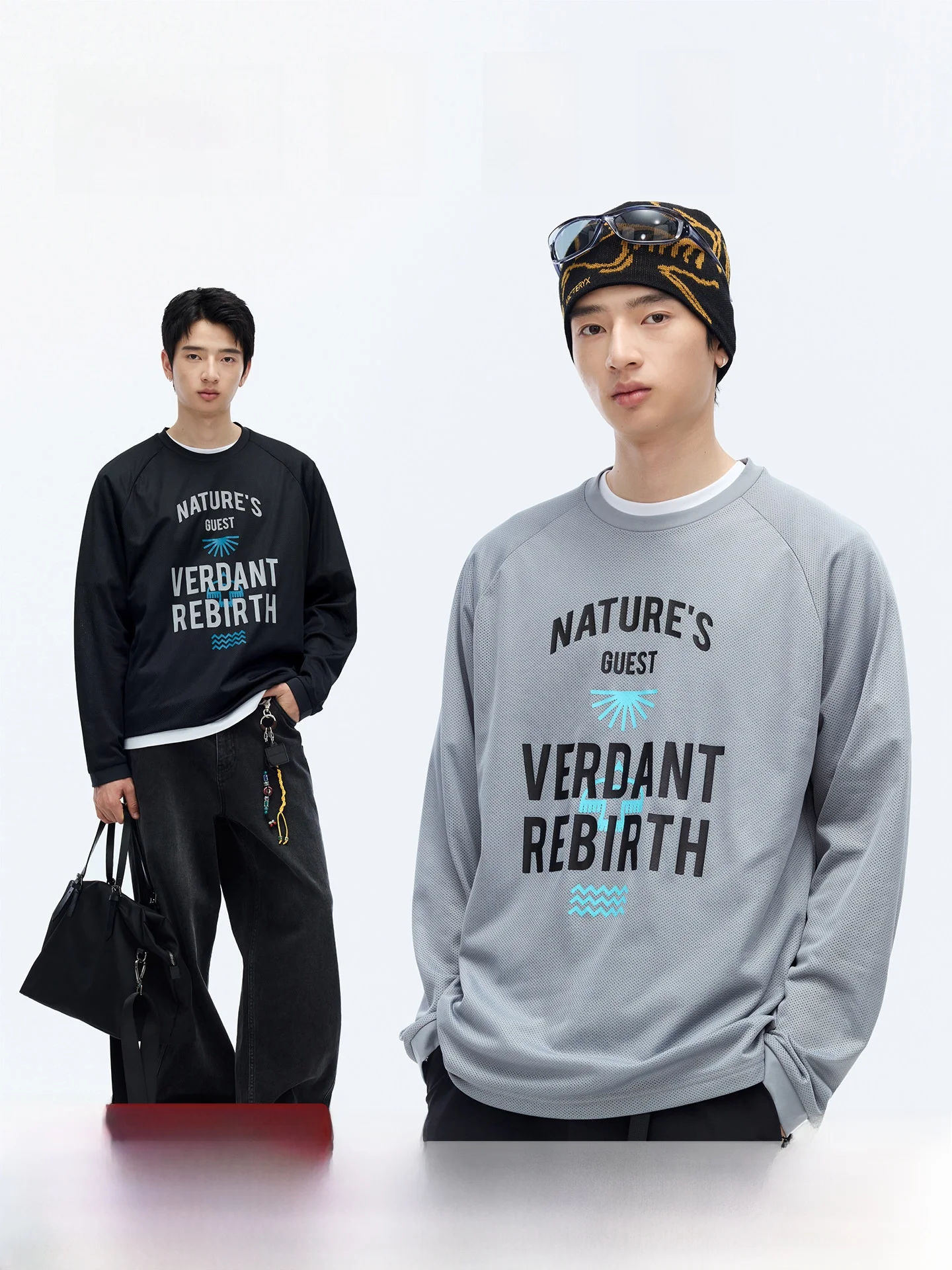 

Мужская термофутболка White Trace с длинным рукавом, круглым вырезом, принтом, влагоотводящая, быстросохнущая, для весеннего сезона, базовый слой