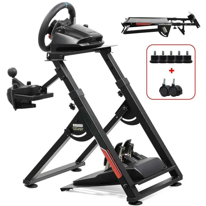 Sim Racing Wheel Stand Simulator Cockpit Wheel Stand Racing Steering Shifter Mount Fit For G25 G27 G29 G920 G923