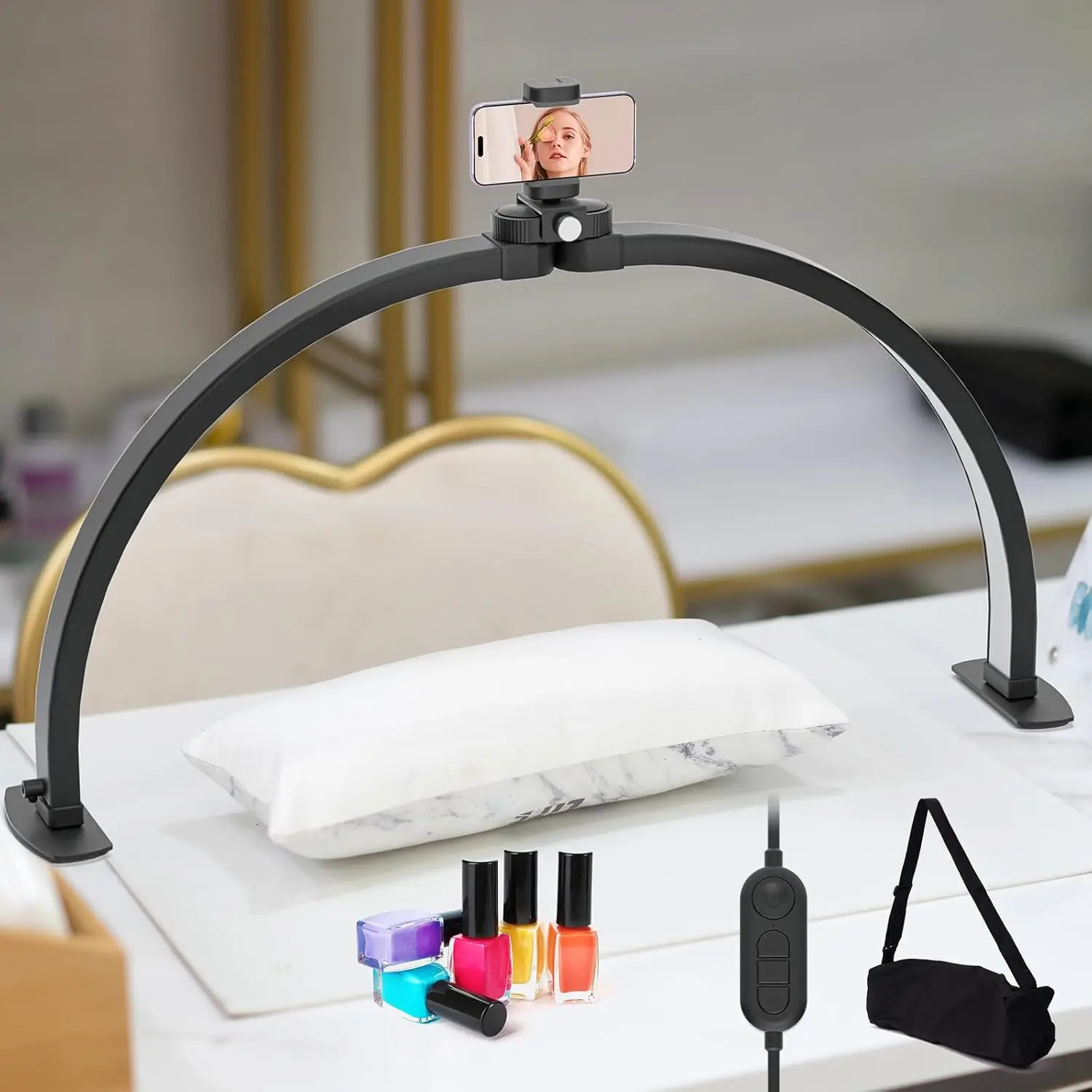 large-half-moon-light-nail-art-desk-lamp-38w-29inch-nails-tech-light-with-phone-stand-for-nail-tattoos-eyebrows-beauty
