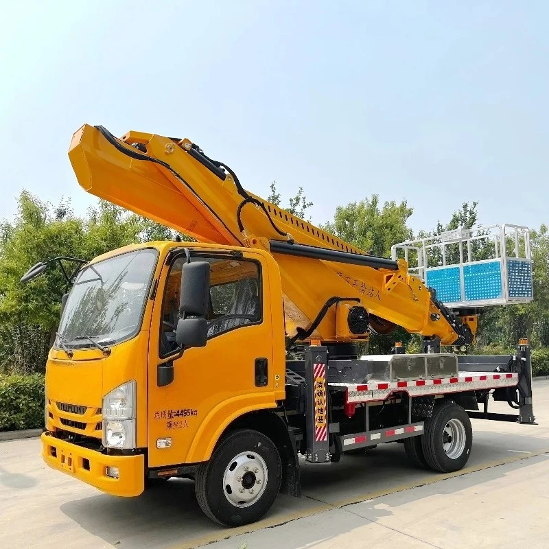 Manufacturer Aerial Work Platform 34m Isuzu Chassis Truck Parts Stock view 3