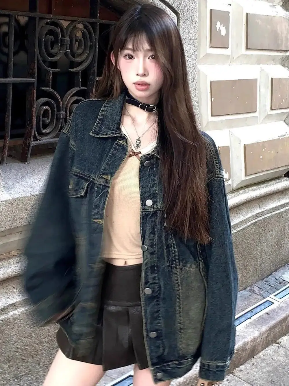 

Джинсовое пальто, водолазка, однобортное, женское, весеннее, твидовое, с поясом, в тон, молодежный фестиваль, допамин, многослойное, кружево, французское