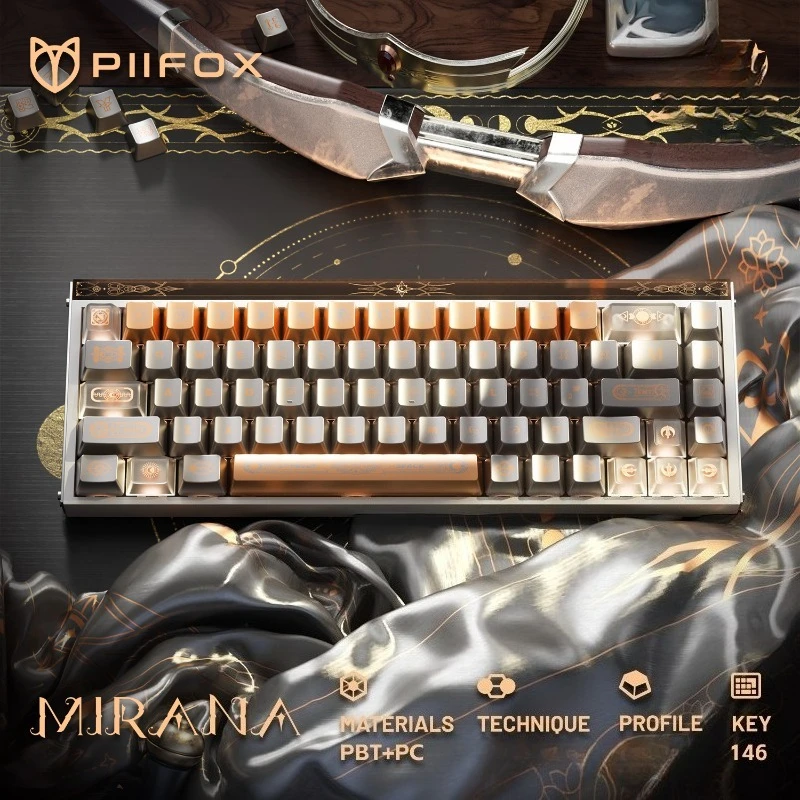 

Набор клавишных колпачков на тему звезды и священника, индивидуальный материал PBT, колпачок для клавиатуры с вишневым профилем для механической клавиатуры, игровые аксессуары