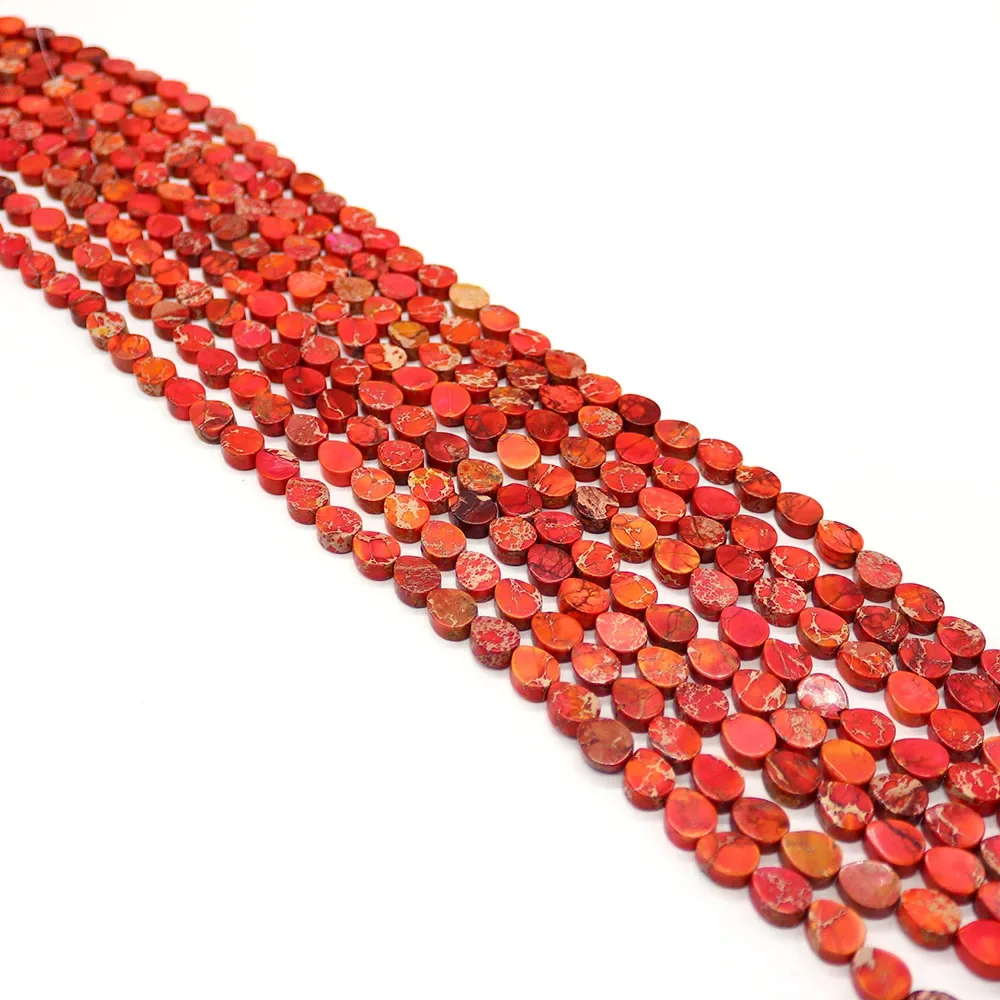Water Droplet Shape Natural Emperor Stone Jasper Loose Beads for Jewelry Making Supplies DIY Charms Bracelet Accessories