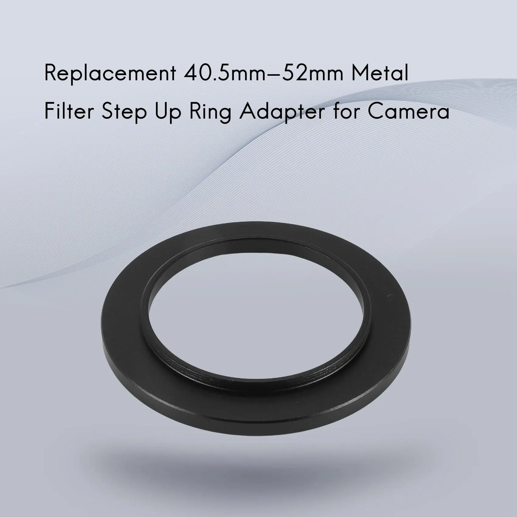 Sostituzione adattatore ad anello Step-Up con filtro metallico da 40.5mm-52mm per fotocamera