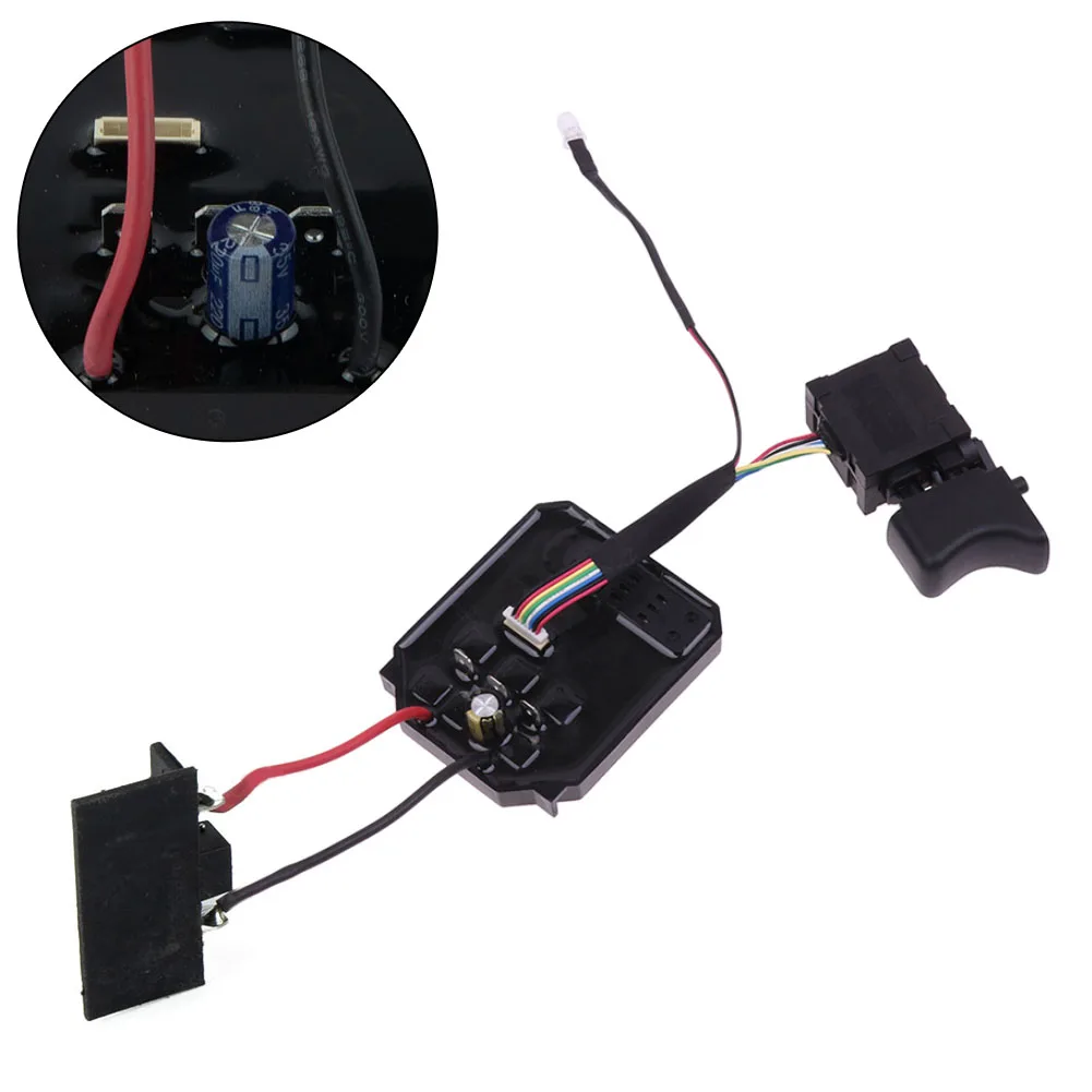 1 Set Brushless Electric Wrench Drive Control Board With Switch Suitable For 2106/161/169 General Angle Grinder Control Board