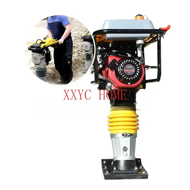 Gasoline Ramming Fulling Soil Compaction Machine Vibrating Ram Houses Highway Garden Foundation Building Construction Equipment