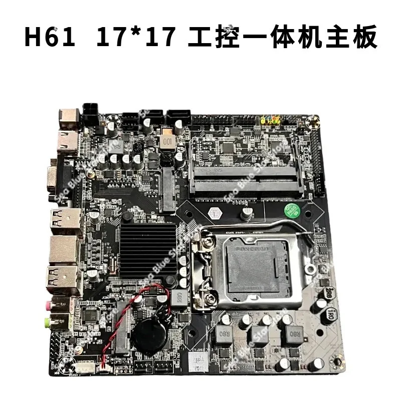 New H61 LGA1155 Mini ITX Computer Main Board 17 * 17cm Industrial Control Computer DDR3 Memory Main Board