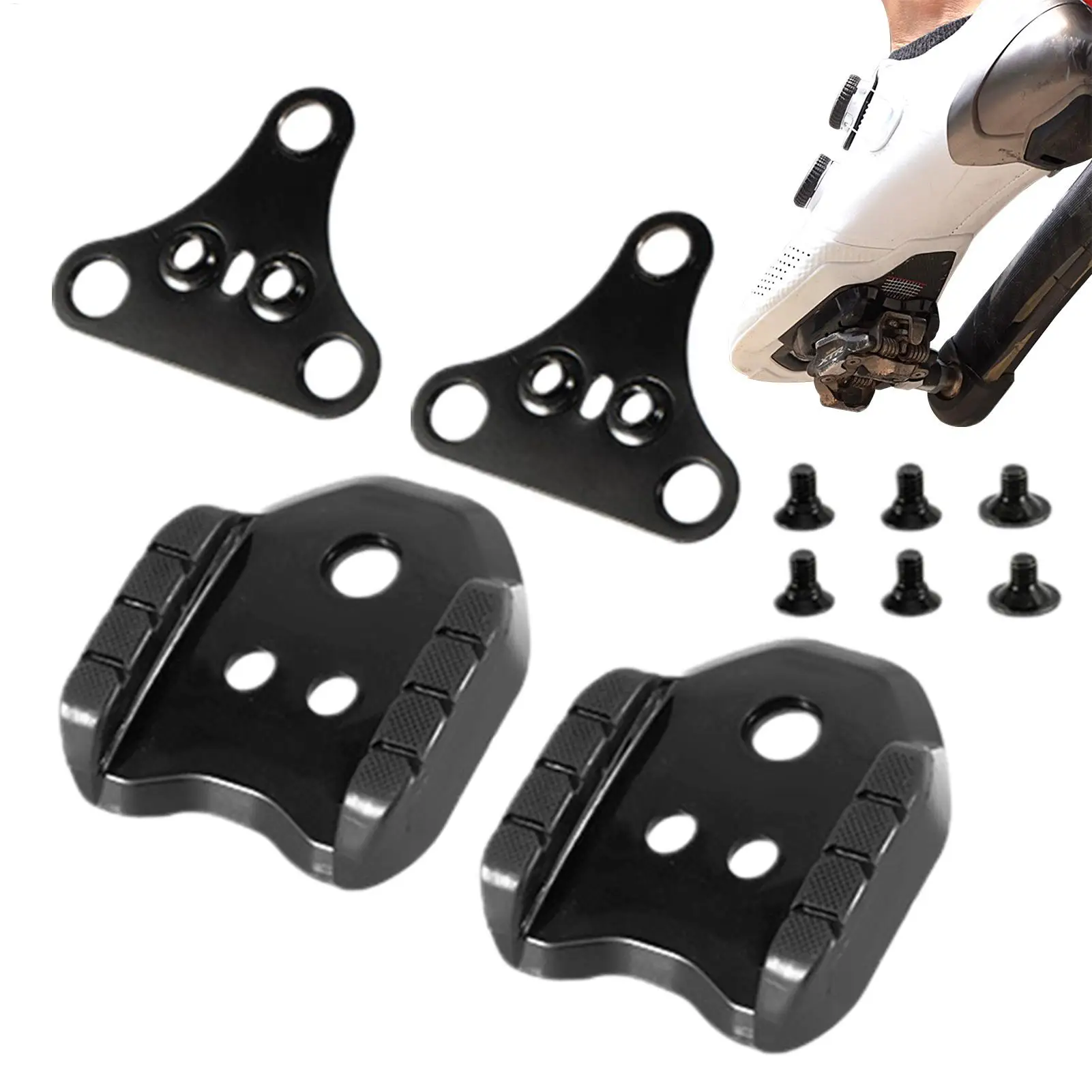 

Road Bike To Mountain Bike Shoe Cleat Converter Bike Shoe Cleat Converting Adapters SH40 Metal Pedal Converter For Cycling
