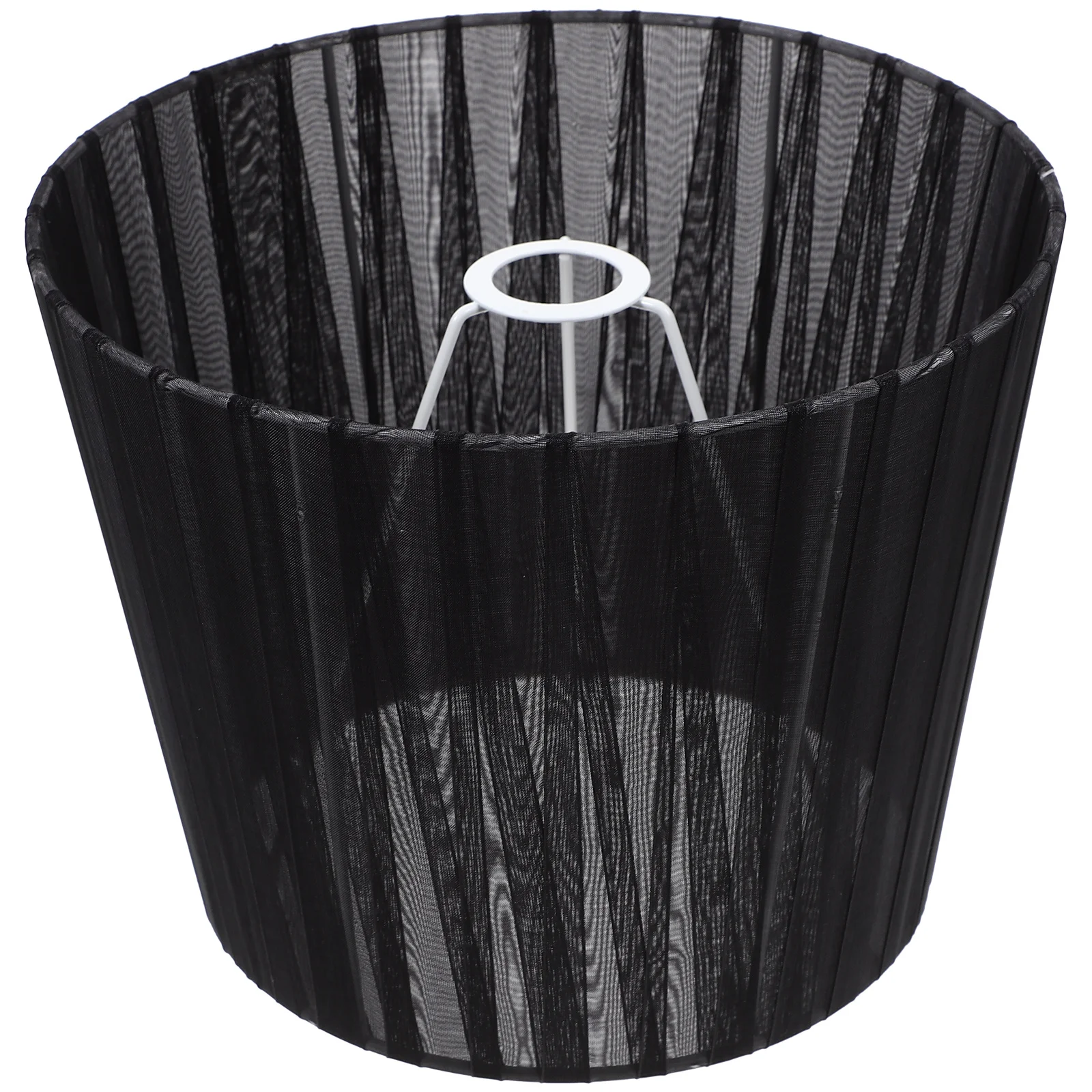 

Барабанный абажур, черный тканевый светильник, чехол для настольного торшера, замена абажура для внутреннего освещения, домашний отель, декор для спальни