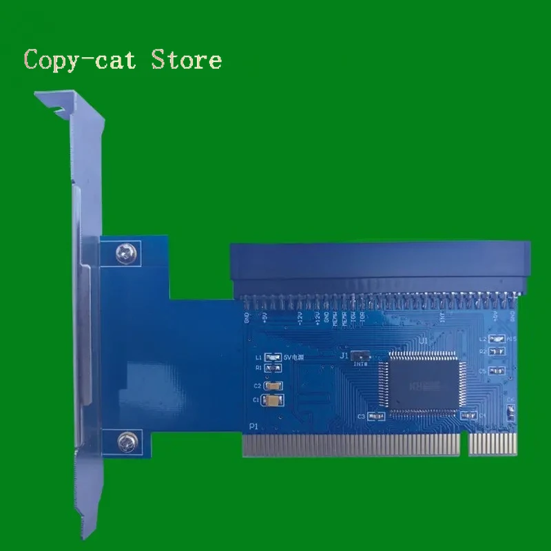 

32-битная плата PCI на 8-битную карту ISA, 62-контактная плата адаптера, золотая налоговая карта, карта управления налогом, звуковая карта с удлинительным кабелем