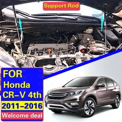 For Honda CRV CR-V 2011-2016 4TH Car Bonnet Hood Gas Shock Lift Supporting Strut Bars Support Rod Styling No Drilling/Welding