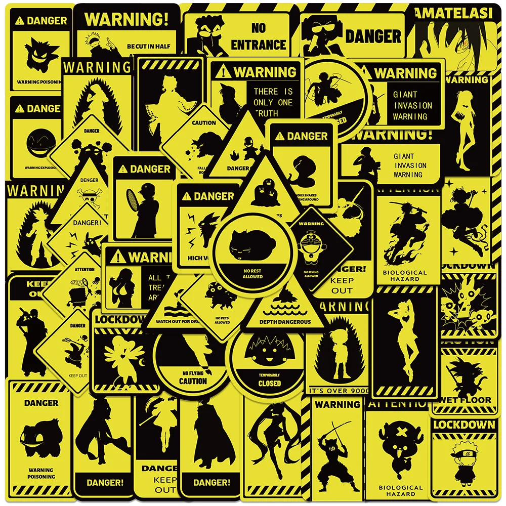 50PCS Funny Warning…