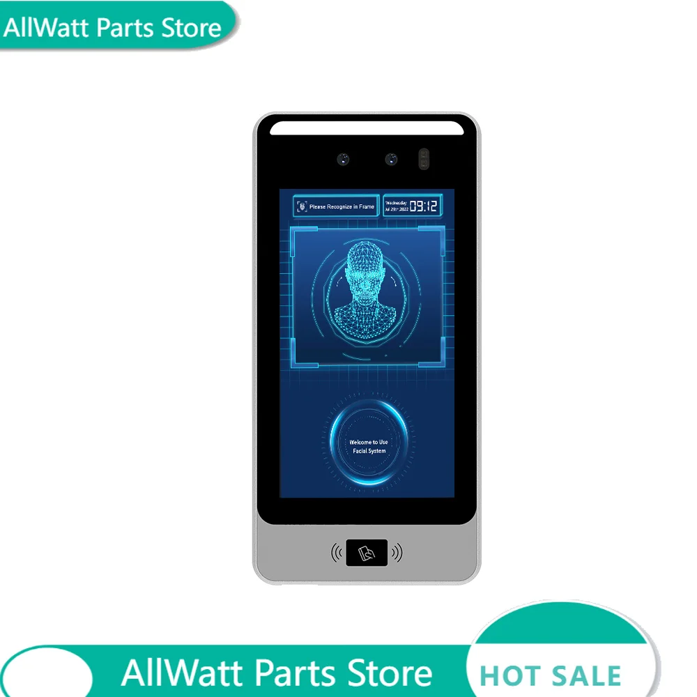 Scanmax Standalone AI Face Recognition Machine Time Attendance Access Control With Night Vision Temperature Measurement