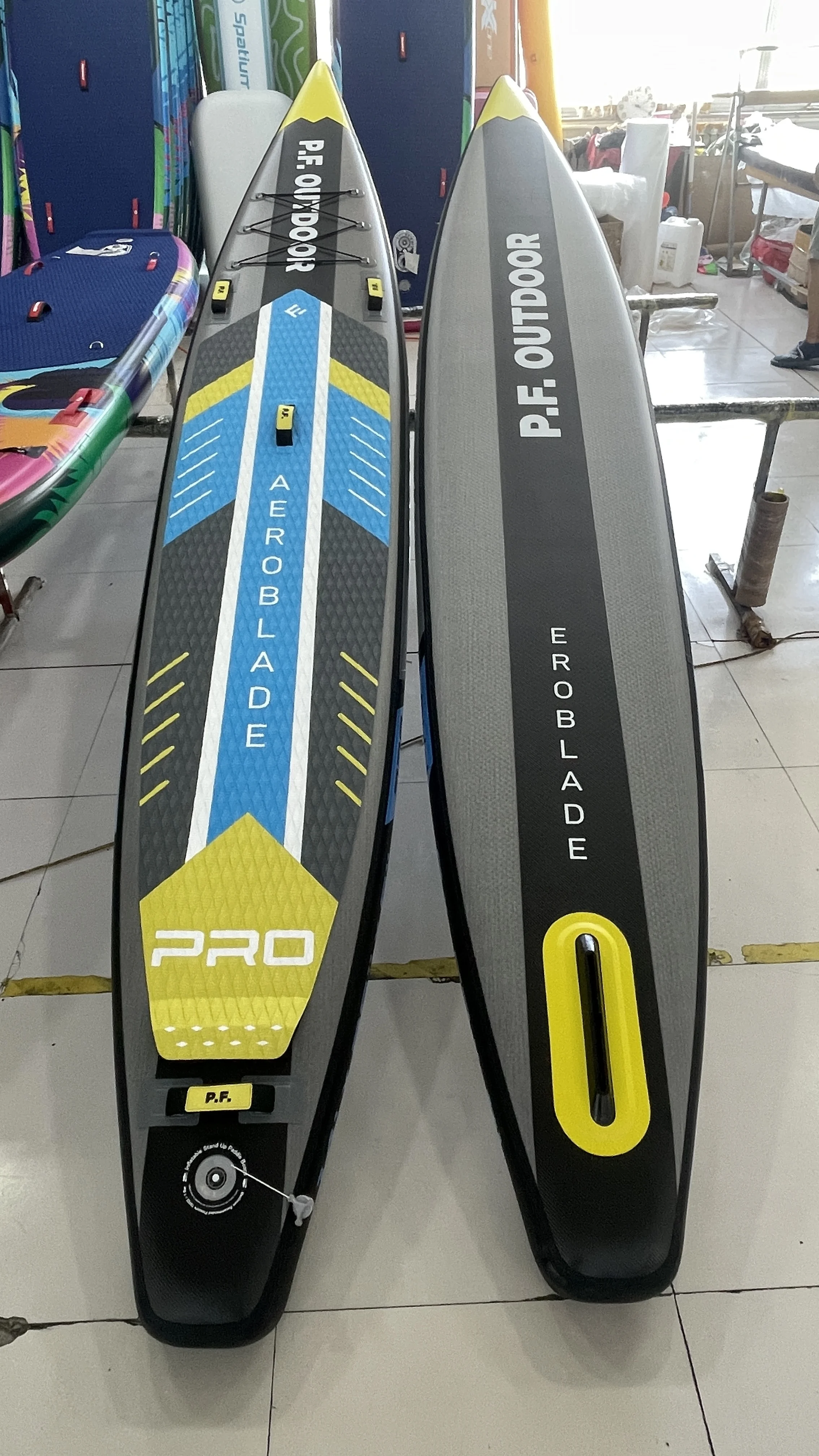 P.F Factory Price Touring 14 Feet 6 Inch Sup Boards Inflatable Stand up Sap Paddle Board Racing Water Play with Accessories