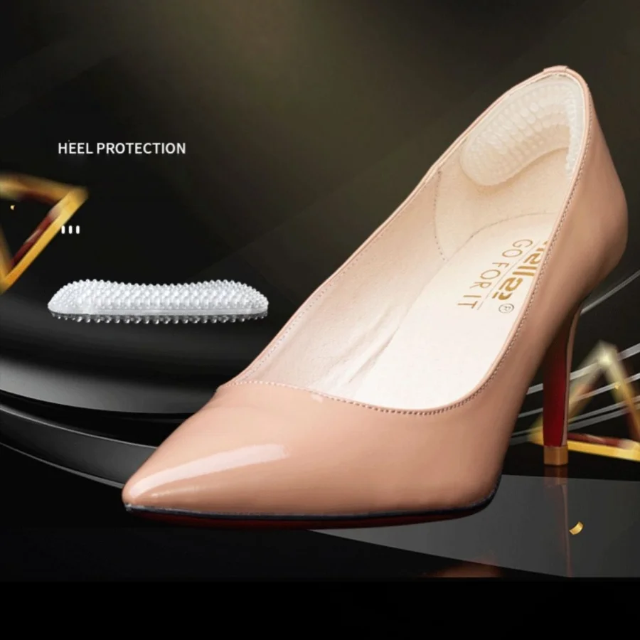 Transparent silicone anti-wear foot pad for high heels - invisible heel protector for high heels