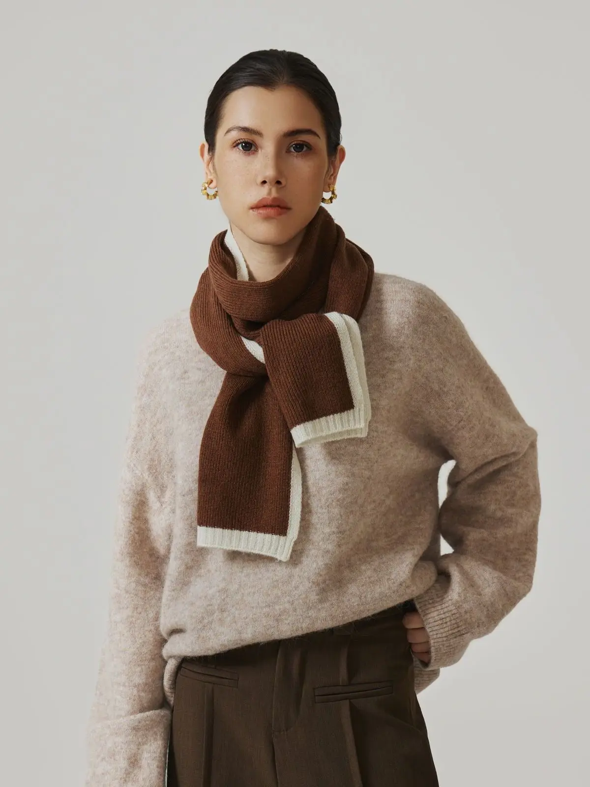Echarpe-en-laine-100-pour-femme-version-etroite-style-simple-et-chaud-accessoire-d'automne-hiver-mode-business-decontractee-chale-chaud