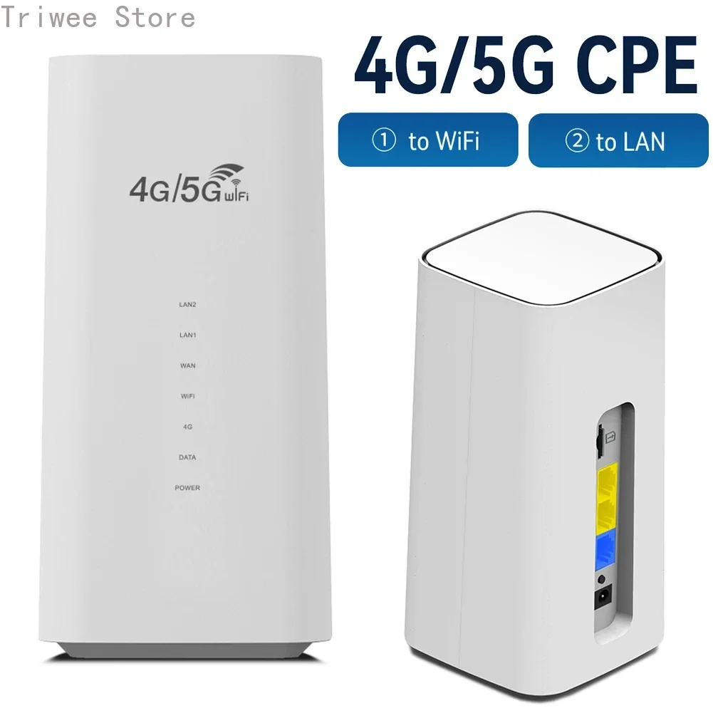 4G LTE WIFI Router 300Mbps 3LAN VPN CPE RJ45 With Sim Card Slot Built In Antenna for Home Office Network Wireless Modem Router