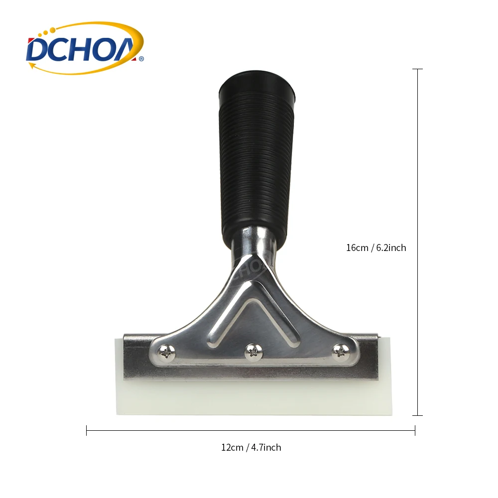 DCHOA 4.7 Inch White Hard Squeegee for Architectural Glass Film PPF Vinyl Wrap Window Tint Installation Tool