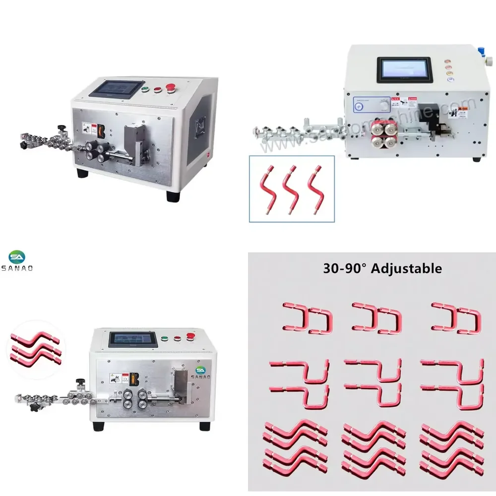 WSQ Automatic Stripper Bending Cutting Machine Cutting and Bending for Different Shape