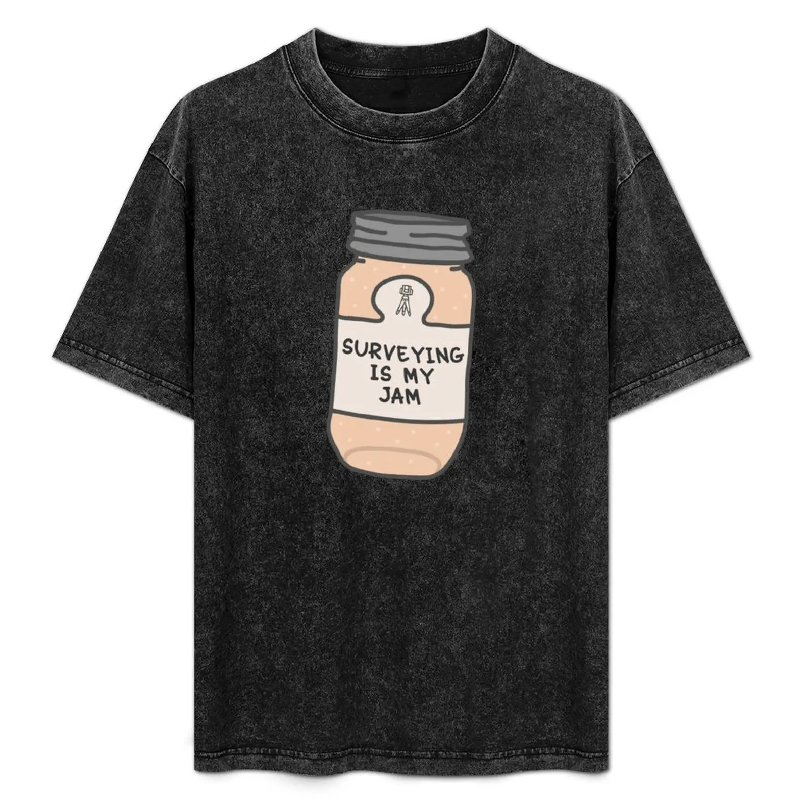

Surveying Is My Jam T-Shirt Classic Basic Casual T-Shirt
