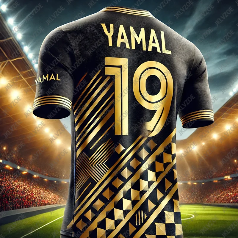 24/25 New Arrival Special Edition Football Jersey Yamal 19 Soccer Jersey Training Uniform Breathable Oversize Unisex Fans Tshirt