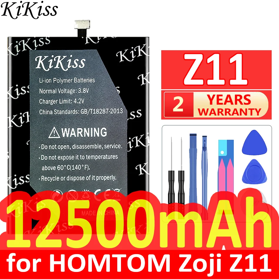 

12500mAh KiKiss Powerful Battery for HOMTOM Zoji Z11