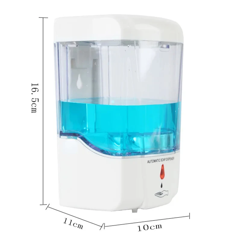 التلقائي التعريفي موزع الصابون 700 مللي اليد المطهر آلة الحائط اللمس خالية صندوق مستشفى اليد غسالة للمطبخ