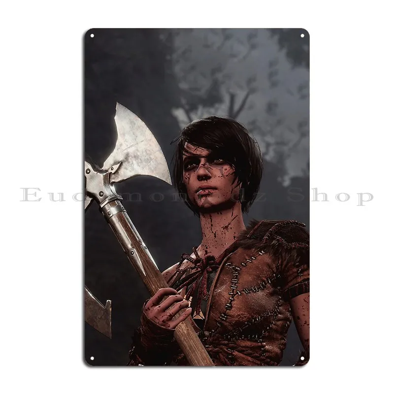 Baldurs Gate 3 Game Baldurs Gate Iii Booooom Metal Signs Cinema Party Character Vintage Create Tin Sign Poster