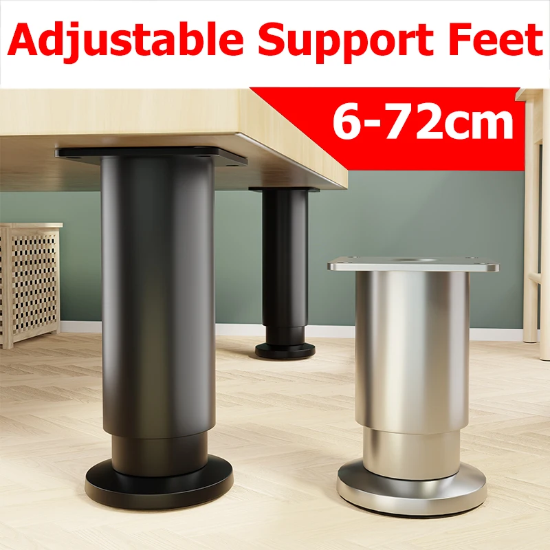 Telescopic Furniture Legs Adjustable Height Table Legs For Sofas Bed Frames Tables And Furniture Support Legs