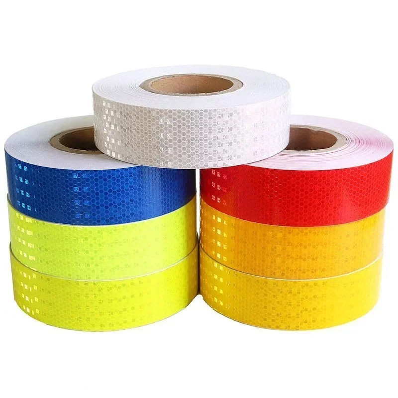 Safety Warning Tape, Reflective Film, Car Stickers, 5cmx3m Reflective Tape, 3m Reflective Material Tape Sticker