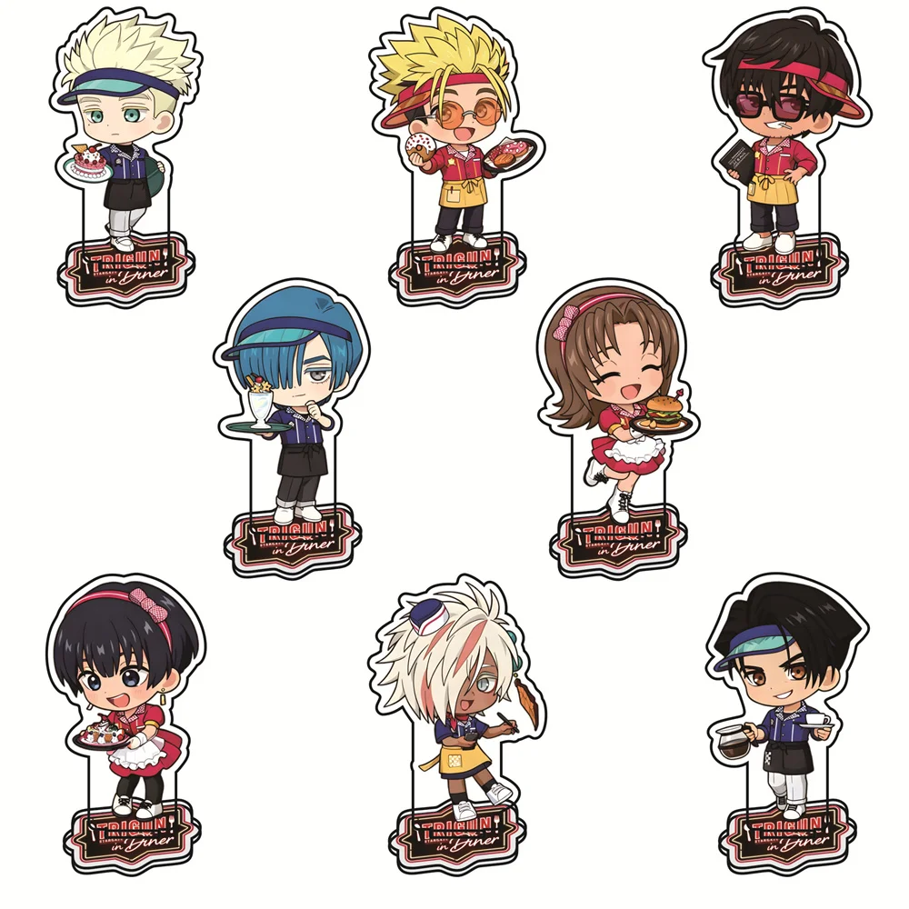 Anime TRIGUN 10cm Acrylic Stand Double-sided Interlayer Clear HD Printed Tabletop Decorations Accessories Decor Gifts Keychains