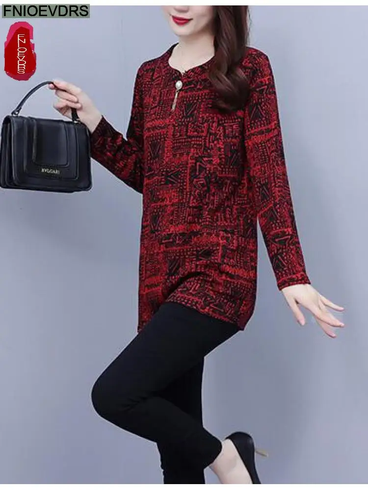 Hot Sales Loose Tunic Tops Hot Women Long Sleeve Elegant Office Lady Rretro Vintage Printed Belly Design Peplum Top Blouses