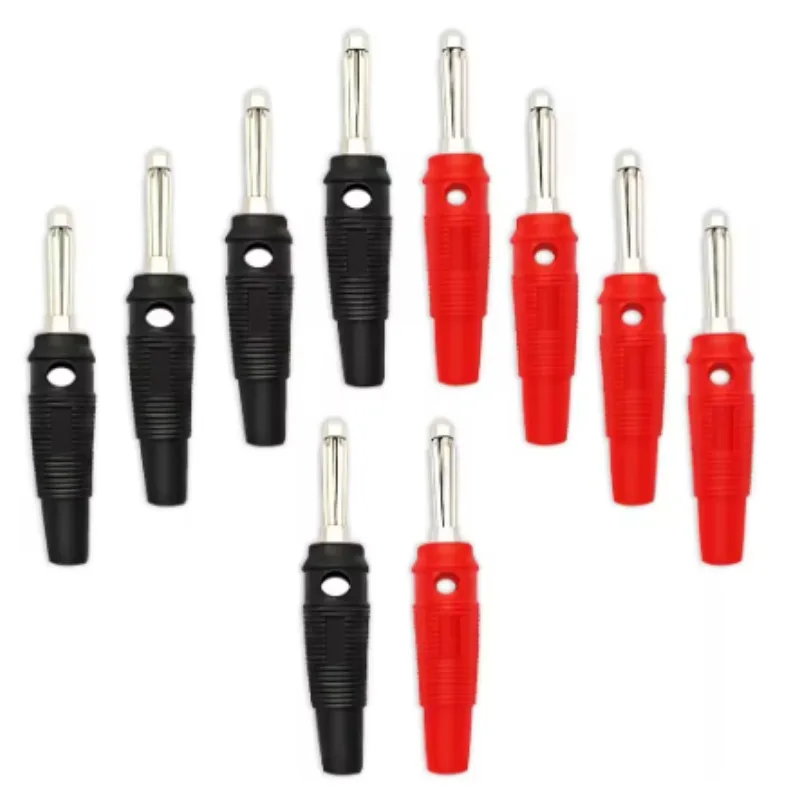 400PCS Red Banana Plugs, 400PCS Black Banana Plugs (4mm), 200PCS 8mm Crocodile Test Clips One-stop Configuration