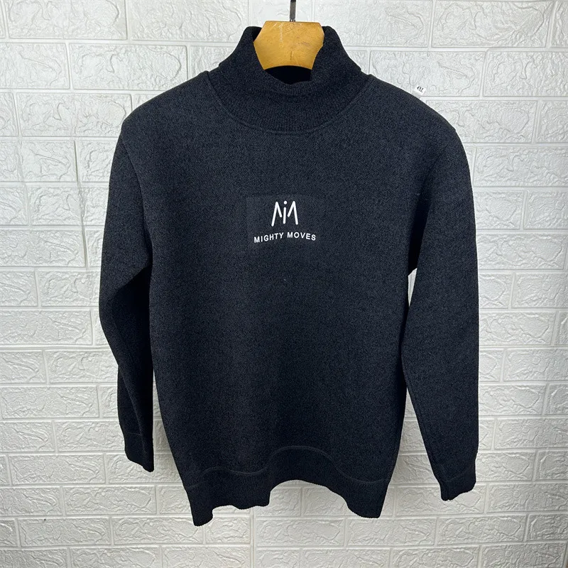 

Faionable Fce Свитер с высоким воротником на подкладке Base irt Теплый уютный вязаный M Молодежная зимняя верхняя одежда Turtlene Top