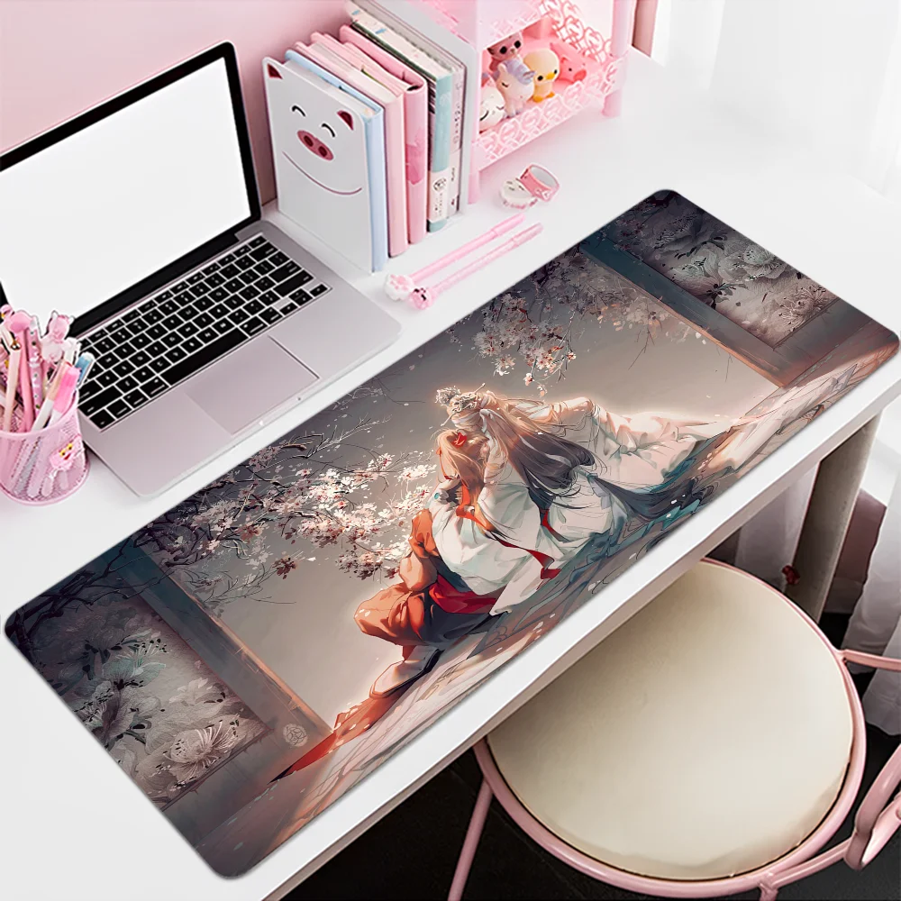 Mo dao zu shi Mousepad Custom Skin Cartoon Anime Gaming Mouse Pad Keyboard Mouse Mats Desk Mat Accessories Girls Bedroom