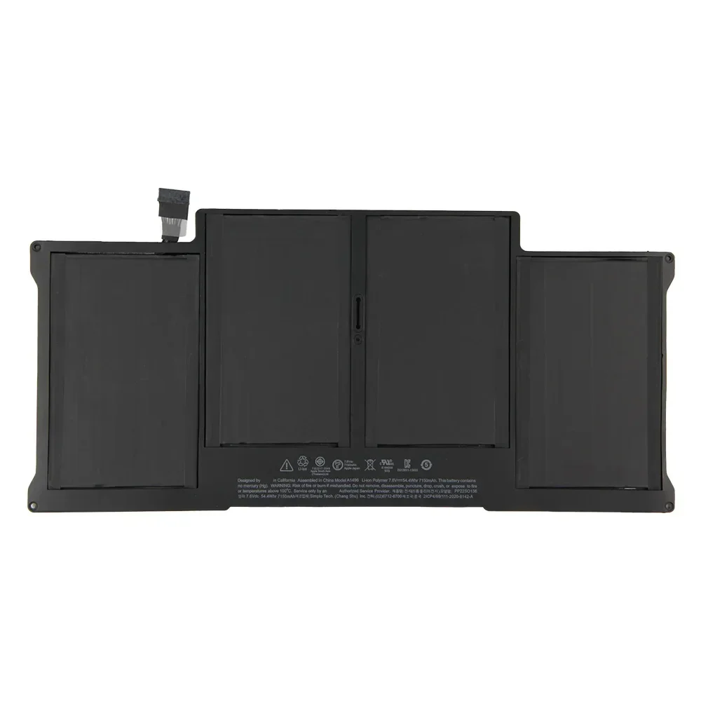 Replacement Battery A1496 7150mAh For MacBook Air 13'' A1466 A1369 A1405 A1377 A1405 High Quality Batteries With Tools